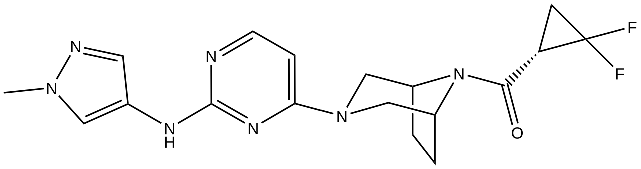 Chemical structure of brepocitinib