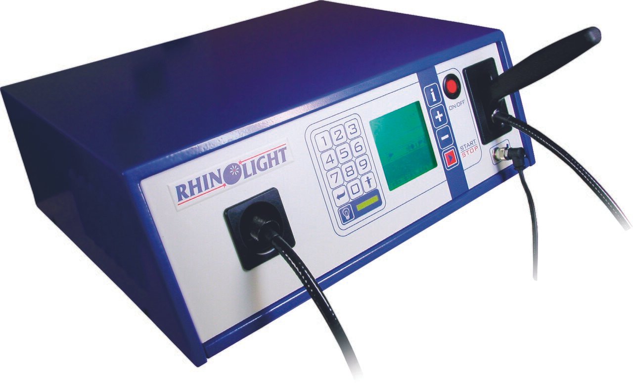 Medical device for intranasal phototherapy, branded Rhinolight type III