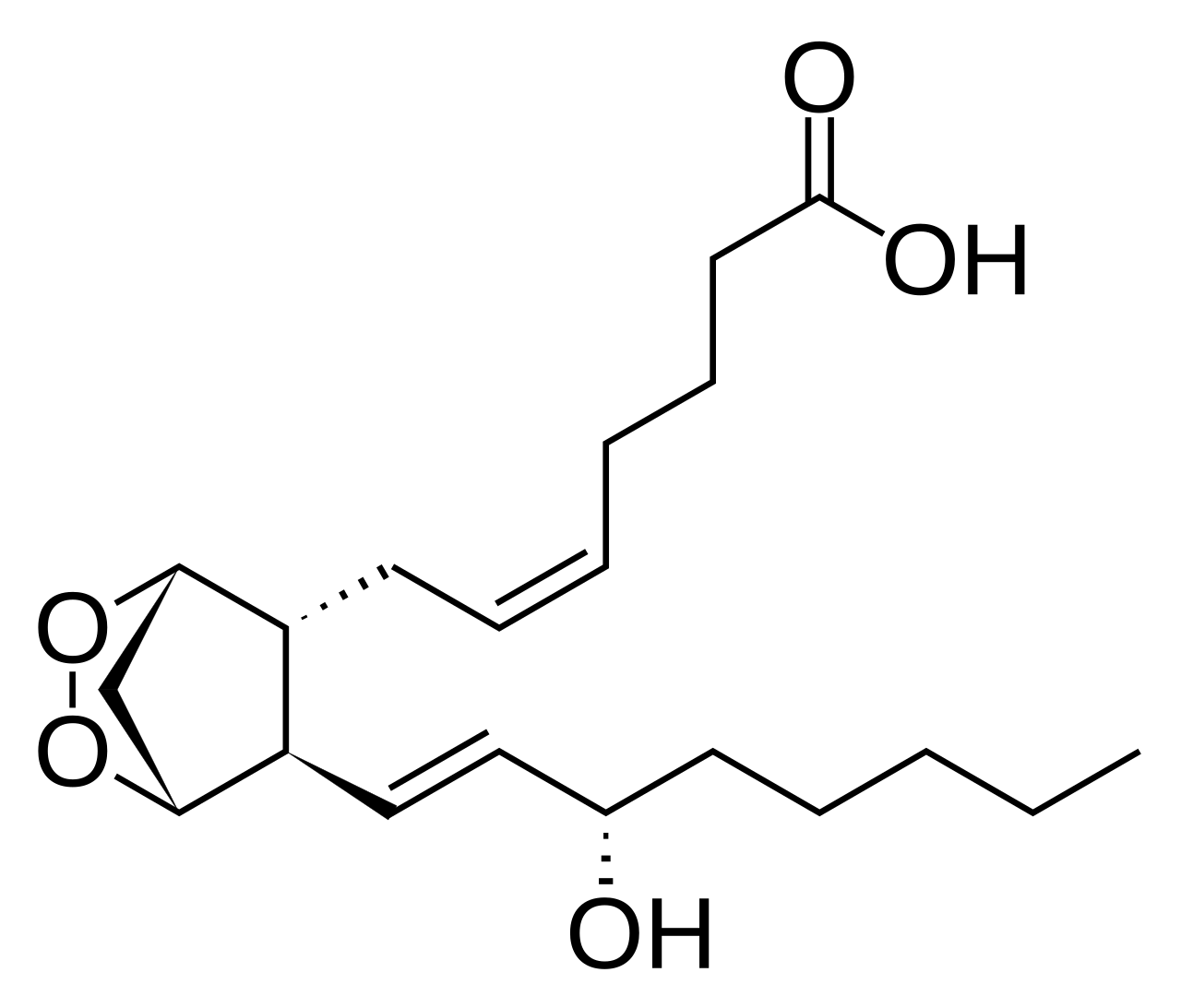 Structure of prostaglandin F2alpha